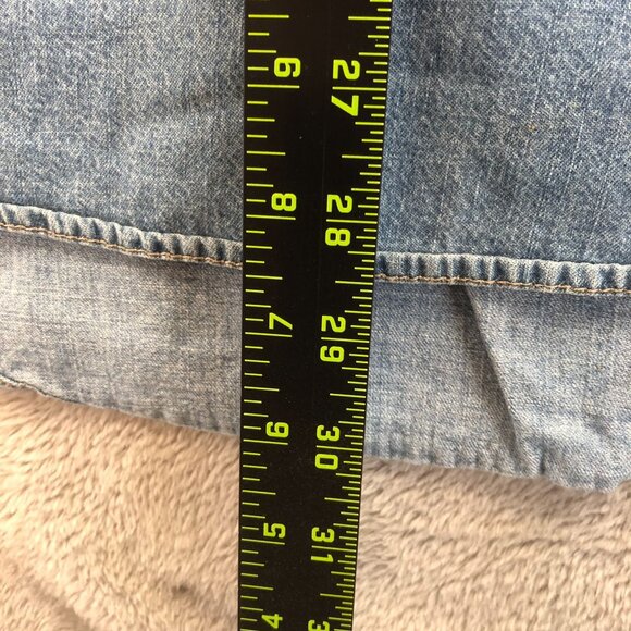 Canyon River Blues Womens Denim Tunic Shirt Small Long Sleeve Button Front Y2K - Picture 4 of 11